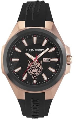 Plein Sport Herren Uhr Analog Quarz TIGERMASTER PS7BA0324 Silikon