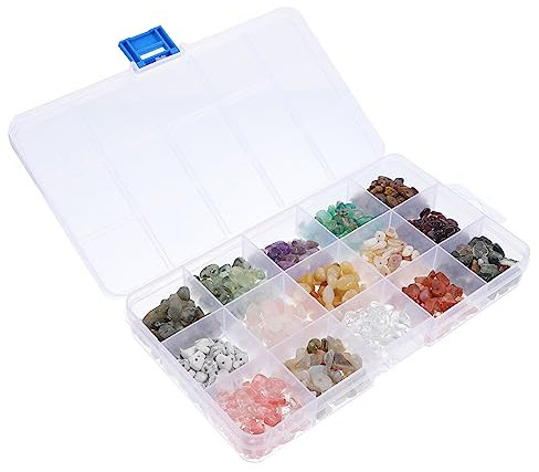 LALAFINA Edelsteinperlen Unregelmäßige Natursteine Für Schmuckherstellung Teiliges Bastelset Für Armbänder Und Halsketten Sichere Verwendung Stilvolles Design Für Kreative