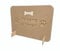 Vanity style Dog stopper, Dog barriers gate for stairs, easy setup, beautiful style (Natural, 51cm x 70cm)