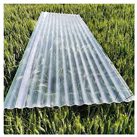 Rygcrud 5 Stück Polycarbonat-Dachplatten - Glasfaser-Dachplatte, 1 mm Isolierverkleidung Bedachung Vordächer für Garten Außenbereich regensichere Abdeckung(84x110cm)