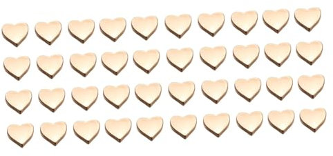 SHINEOFI 40pcs Alloy Heart Pendant Charms DIY Jewelry Making Accessories for Necklace Bracelet