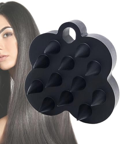 Haar-Shampoo-Bürste, Silikon-Kopfhautschrubber – Kopfhautschrubber mit weichen Silikonborsten für Kinder, Erwachsene, Familie