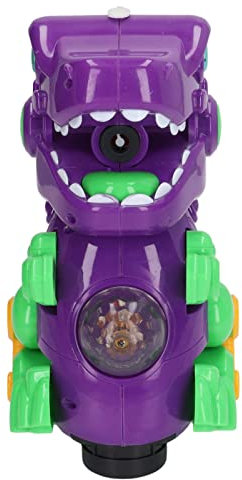 Dinosaurier Seifenblasenmaschine Elektrisches Spielzeug Automatische Seifenblasenmaschine mit Licht und Sound Badewannenspielzeug für Babys Kinder