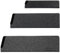 Knife Covers or Sleeves, 3 Pcs ABS Universal Knife Guard Kitchen Knife Sheath Knife Blade Guard Gentle Non-Scratch Felt Lining Knife Protectors for Chefs Knife, Cleaver (Black)