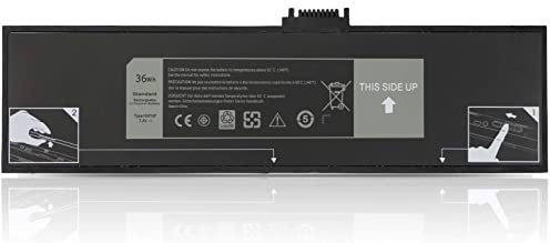7,6 V 5940 mAh/46 Wh HXFHF Laptop Akku, kompatibel mit Dell VJF0X VT26R HXFHF VJF0X VT26R XNY66 451-BBGR 451-12170 Venue 11 Pro 7130 Serie