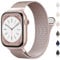 Original Milanese Loop Compatible with Apple Watch Straps 38mm 40mm 41mm 42mm 44mm 45mm 46mm 49mm Women & Men, Magnetic Clasp Adjustable Metal Bands for iWatch Series 10 9 8 7 6 5 4 3 2 1,Ultra,SE