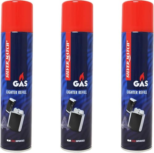 Gas per accendini 300 ml con 5 adattatori | Impurità quasi zero | Bruciatore per birra a fiamma | Gas di ricarica | Accendino a stelo Stormlighters (3)