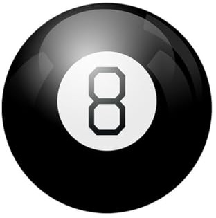 Elydiva Magic 8 Ball Spielzeug und Spiel Wahrsager Fragen Stellen Antworten Enthüllen Spaß für Kinder