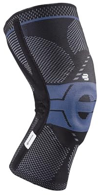 BAUERFEIND Genutrain P3 Knee Support, Unisex, Schwarz, Links, Größe 3
