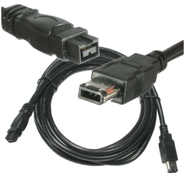 KALEA-INFORMATIQUE Cordon Adaptateur FireWire 400 IEEE1394a 6 Points vers FireWire 800 IEEE1394b 9 Points Mâle Mâle. Longueur 1.8M