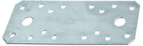 Alberts 846305 Flachverbinder | sendzimirverzinkt | 96 x 35 mm | 50er Set