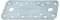 Alberts 846305 Flachverbinder | sendzimirverzinkt | 96 x 35 mm | 50er Set
