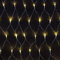 240er LED-Lichternetz innen u. außen Lichtfarbe warmweiss Kabelfarbe transparent