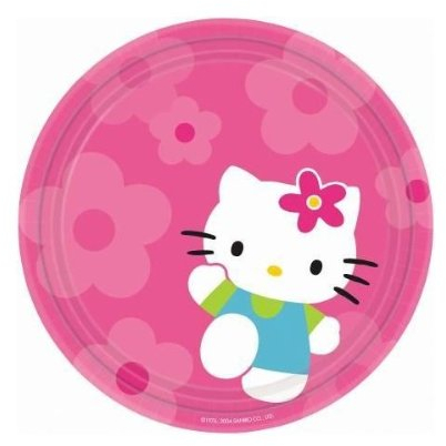 Set di piatti grandi Hello Kitty