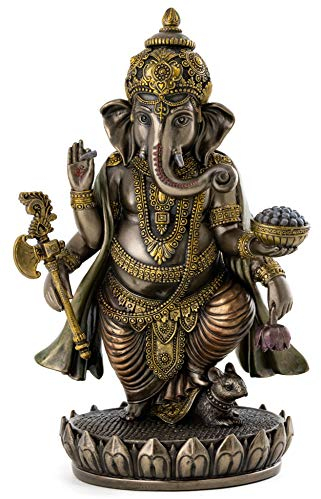 Standing Ganesh Ganesha Hindu Lord of Success Statue Sculpture by tl