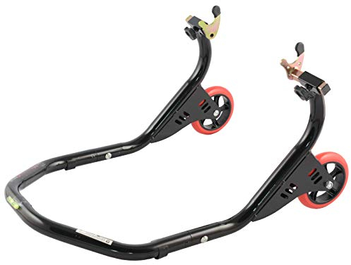 Motorradständer hinterrad Einstellbare universal Gummiräder Schwarze