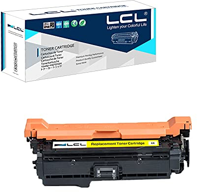LCL Remanufactured Tonerkartusche CE402A 507A (1 Gelb) Ersatz für HP Laserjet Enterprise 500 Color M551 M551N M551DN M551XH M575f M575c M575dn M570dw M570dn