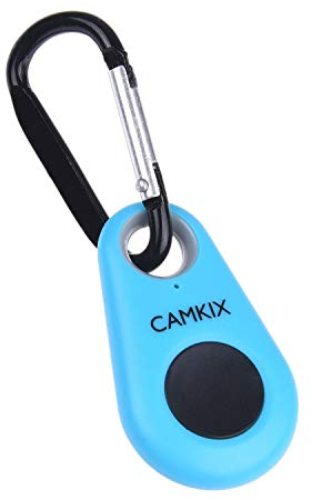 CamKix Camera Shutter Remote Control with Bluetooth Wireless Technology - Drop Style - Compatible with iPhone/Android - One Button Control - Carabiner and Lanyard with Detachable Ring included