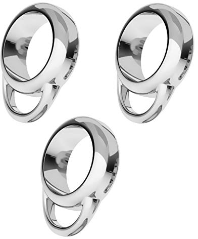 My-Bead 3 Stück exklusive Spacer Carrier Ø 6mm 925 Sterling Silber nickelfrei Anhänger Charms Armbänder und Ketten