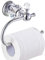 Brass Toilet Paper Roll Holder, Polished Chrome