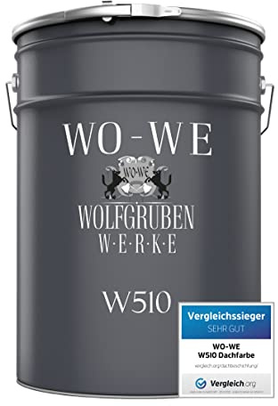 Dachfarbe Sockelfarbe Dachbeschichtung Dachziegel W510 Moosgrün RAL 6005-10L