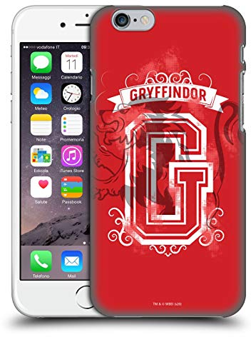 Head Case Designs Offizielle Harry Potter Gryffindor 2 Deathly Hallows XVIII Harte Rueckseiten Handyhülle Hülle Huelle kompatibel mit Apple iPhone 6 / iPhone 6s