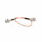 HangTon BNC HD SDI Video RF Kabel Koax Jumper Adapter Verlustarme Signalübertragung 50Ohm RG316 BNC Stecker auf Stecker für Kamera Monitor (30cm)