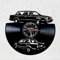 Schallplattenuhr aus Vinyl Viny Woody Fahrzeug für 80er Jahre, Vinyl-Disco-Uhr, High-End-Wanddekoration, große Uhr