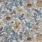 Canvas Stoff Blumen, Dekostoff 100% Baumwolle, weiß (Länge am Stück: ab 50cm / Breite: 135cm)