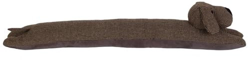 Linnea Boudin de Porte Woof Petit Chien Marron Motif Petits Carreaux
