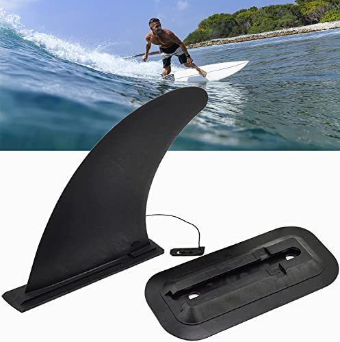 FGen 9inch Surfboard Finnen, Abziehbare Universal Surfboard Board Finne, Nylon Verstärkte Sicher Surfbrett Sup Finne, Surfbrett Flossen Ersatz Zubehör, für Sup Board, Aufblasbares Kayak, Long Board