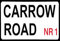 NORWICH CITY CARROW ROAD STREET SIGN FOR ANY CANARIES FAN NCFC METAL STREET SIGN 8X12 INCHES