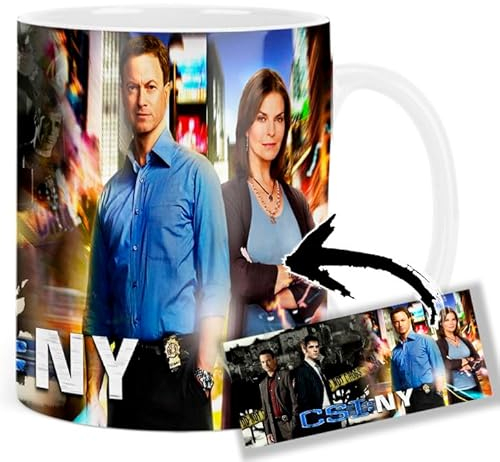 CSI New York NY Gary Sinise Sela Ward Eddie Cahill Tasse Keramikbecher Mug