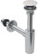 Ecoulement de lavabo Geberit pour Geberit ONE, siphon, cache-valve et manchette, sortie horizontale, 151.019.01.1