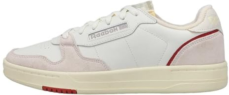 Reebok Unisex-Adult Phase Court Sneaker, Chalk/Vintage Chalk/Weathered White, 44.5/46 EU