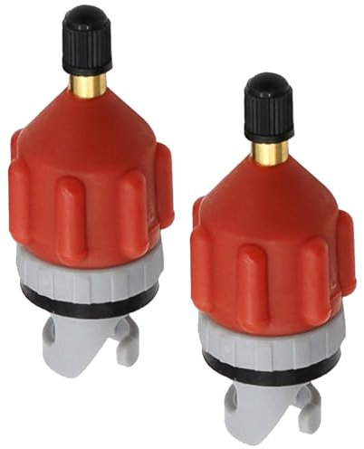 SUP-Pumpe Zubehör,Tragbarer Luftkompressor Adapter,Universal Luftventil Adapter,Sup Ventil SUP-Pumpe Zubehör,Paddle Board Pumpe Adapter,Aufblasbarer Boot Pumpe Adapter,Tragbarer SUP Ventiladapter,Rot