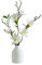 Cenz-888 Künstliche Blumen mit Vase Hochwertiger PU-Blumenstrauß aus chinesischer Magnolie, Simulationsstrauß for Wohnzimmer, Eingang, Tischdekoration, Kunstblumen, Heimtextilien Pflanzendekor(C)