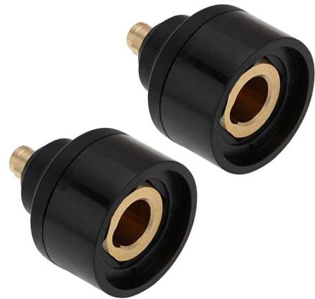 EMSea 2 pz 10/25 Maschio a 35/50 Femmina Adattatore in Ottone Saldatrice Connettore Adattatore per Saldatrice Macchina da Taglio al Plasma
