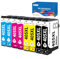 OINKWERE 405XL Druckerpatronen 8er-Pack Kompatibel für Epson 405XL Multipack für Epson 405 für Workforce Pro WF-4820 WF-3820 WF-3825 WF-4830 WF-4825 Workforce WF-7830 WF-7835 WF-7840