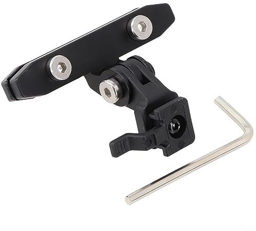 EpheyFIF Fahrradscheinwerfer-Halterung Adapter für Vorbauhalterung Radfahren Vorderlicht Fahrradsattel Lichthalterung für Bontrager Scheinwerferhalter Aluminiumlegierung Fahrradhalter Out