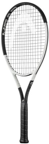 Head Speed Team 2024 Tennis Racquet, Grip Size 4, Black/White