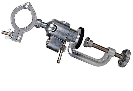 STOBOK 360 Degree Aluminum Alloy Electric Drill Stand Bench Drill Stand Multifunctional Portable Vise Holder for Workshop and Diy