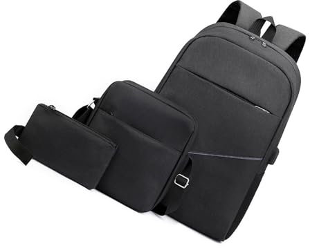 Backpack, Laptop Backpack with USB Charging Port Anti Theft Backpack Nordace Backpack UK for Men and Women (Black)