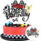 1Pcs Race Car Cake Topper,Happy Birthday Cake Decoration,Car Cake Decrations, birthday decorations,Boys and Girls' Birthday Racing Sports Cupcake Decorations,Cake Supplies