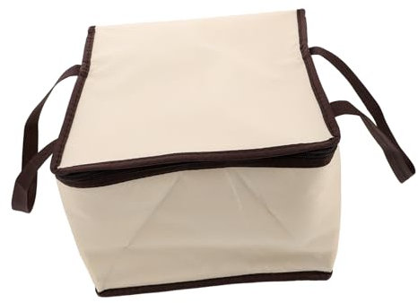 Amosfun Kasten Teiggärbox Gärbehälter Gärschrank zum Brotbacken Teig Gärschrank Proofing-Zubehör Sauerteig-Heizmatte Brot Gärschrank Stoff Beige