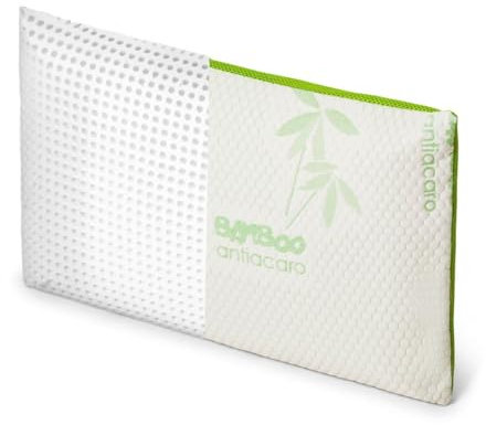 EPSELIA Coussin pour lit d’Enfant en Mousse à mémoire de Forme en Bambou Bio, 60x40 cm, H6, Anti-étouffement, Ergonomique, anallergique et Respirant Tissu Air 3D, Amovible, CertiPUR™ Oeko-TEX®