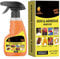 Removedor de adhesivo para la piel, removedor de cinta líquida de 120 ml, spray multifuncional para eliminación de cinta adhesiva para metal, madera, vidrio, ventanas, azulejos, alfombras, interiores