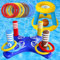 Pool Floats Toys Games Set - Pool Floating Basketball Hoop Cross Ring Toss Game Toys for Swimming Pool Water Game
