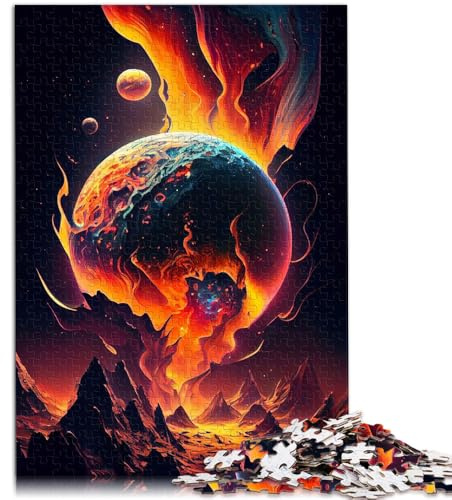1000-teiliges Puzzle für Erwachsene „Celestial Oasis“-Puzzle 26 x 38 cm anspruchsvolles Spiel und Familienspaß für 14-Jährige