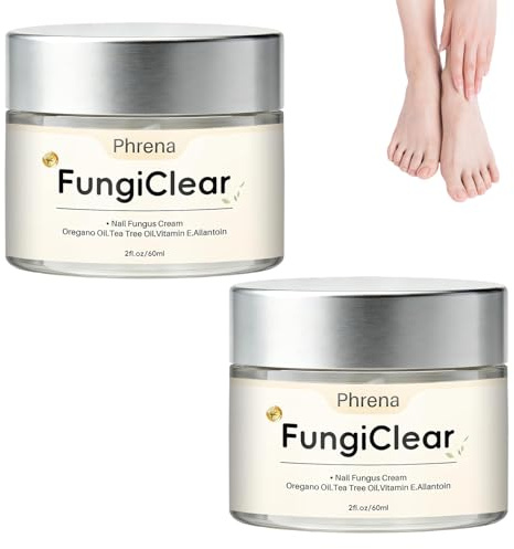 FungiClear Phrena Nail Care Cream, 2026 New Fungal Nail Treatment Cream, FungiClear Nail Fungus Treatment for Toenail, Natural Formula & Tea Strength Nail Growth with Oil (2)